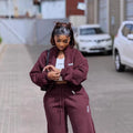 Spring Sporty Casual Long Sleeve Tank Top + Jacket + Pants 3-Piece Set