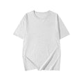 2026 right shoulder white t-shirt for women summer pure cotton women's top short-sleeved spring and