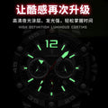 Swiss Brand Multifunction New Mens Watch Silicone Band Quartz Watch Live Export Bestseller Drop Ship