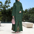 Women's Summer Office Long Sleeve Printed Set 2026 | 2 Piece Outfit Set - 3K6Y25MF26YTNSB221