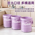 thickened household purple printed garbage bag kitchen office dormitory large portable vest plastic
