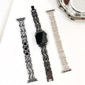 Fits Apple watch Apple Band Fashionable Twist Rhinestone Metal Apple Band