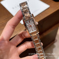 新款宝格家经典手链式女表方形小方糖奢华金色小众高颜值手表外贸
