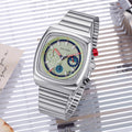 New Watch Men Fashionable Formal Multifunction 6 Hand Date Glow Waterproof Steel Band Quartz Watch Overseas Wholesale