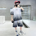 Boys' Print Short Sleeve 2-Piece Set