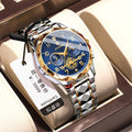 Swiss Brand Multifunction New Mens Watch Waterproof Glow Fashionable Quartz Watch Live Export Drop Ship