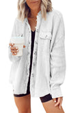 Women's Fall Casual Fashion Lapel Collar Asymmetric Neckline Shirt + Jacket 2026 - Apricot