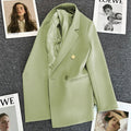 Women's Fall Korean Casual Petite Blazer 2026 - Red