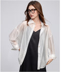 Women's Summer Versatile Tencel Slit Drapey Lightweight Sun-Protection Top + Cardigan - White