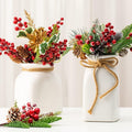 Christmas Wear Jewelry Faux Plant Faux Flower Grass Indoor Resin Fabric Verdant Wear Jewelry Plant