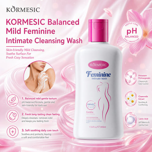 跨境KORMESIC女性私处护理洗液Feminine Gel清洁呵护外贸厂家批发