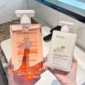 camellia peach fragrance shampoo shower gel conditioner set long-lasting fragrance milk fragrance sh