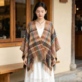Women's Ethnic Shawl + Cape 2026 - Red