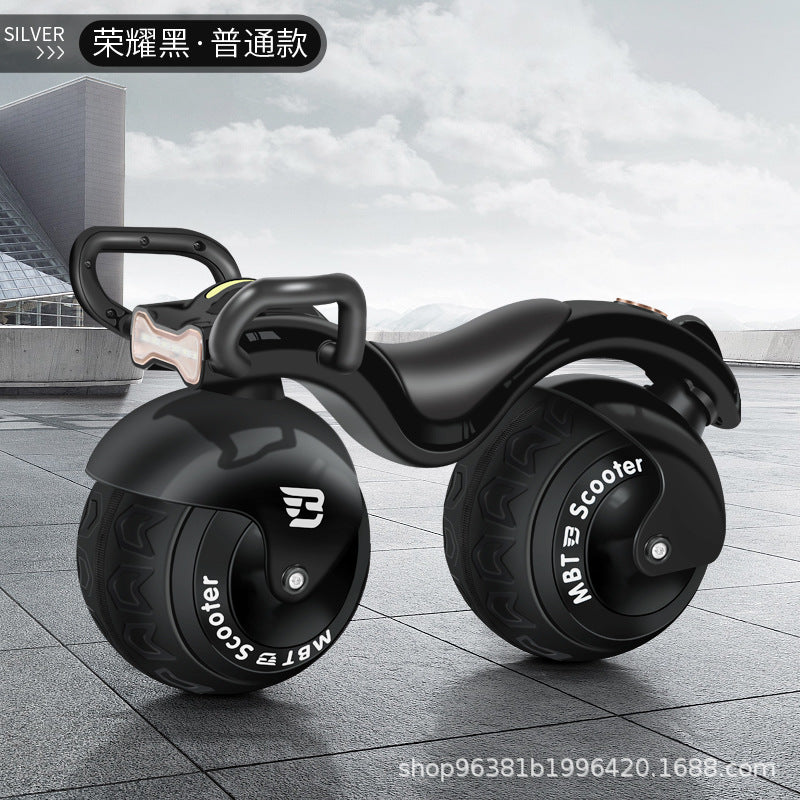 Balance car for children 1 to 3 years old, twisting drift car, anti-rollover car, baby boy and girl scooter, yo-yo car, scooter