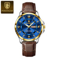 Swiss Brand Leather Band Mens Watch Men Student Luxury Waterproof Watch Live Export Bestseller Drop Ship