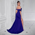 Women's Off-Shoulder Strapless Classic Premium Socialite Evening Gown Banquet