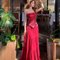 Women's Bohemian Ethnic Dress + Skirt Set 2026 | Summer Mini Skirt - As Pictured
