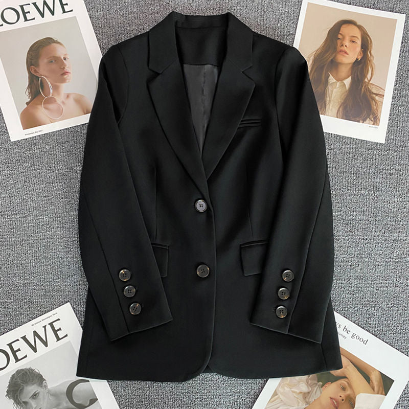 Women's Fall Casual Elegant Blazer + Top 2026 | Casual Blouse - Beige