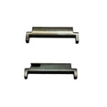 Universal 20 / 22mm Band Connector Fits Samsung Beige Lily Metal Stainless Medium Grain Rotation Connect Head Grain