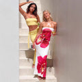Bandeau Maxi Dress - Sexy Elegant Vacation Style Bodycon Summer Dress Women