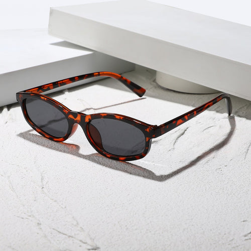Small-Frame Oval Round Sunglasses Sun-Proof Trendy New Influencer Street Snap Style of Versatile Personality Premium Sunglasses