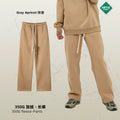 Men's Fall/Winter 350G Oversize Loose Fit Fleece-Lined Thick Hoodie & Pants Set