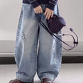 Girls' Contrast Striped Knit Cardigan - Slim Fit