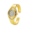 CANSNOW EU Grid Elegant Hand Cross-Border Export Bestseller Women Bangle Watch Bracelet Quartz Womens Watch Wholesale