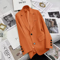 Women's Fall Casual Elegant Blazer + Top 2026 | Casual Blouse - Ginger Yellow