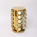 multi-layer stainless steel rotating spice rack nordic style kitchen special 360 degree turntable sp