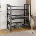 metal floor-standing multi-layer storage rack removable pots and iron kitchen storage racks for pots