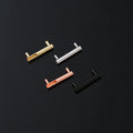 Fits Samsung Huawei Xiaomi 18 / 20 / 22-14mm Beige Lily Band Connector Universal Band Rotation Swap Head