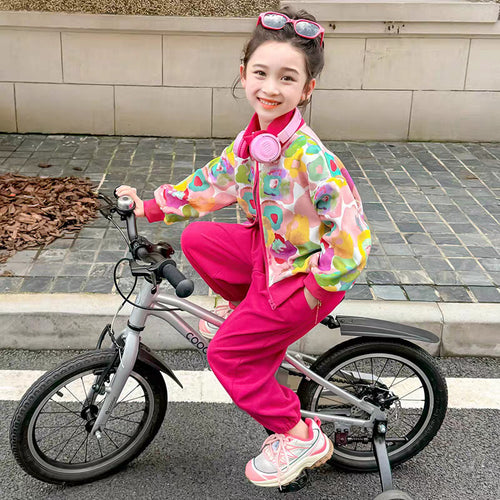Girls' Cardigan Two-Piece Set - Fall 2026 Casual Style