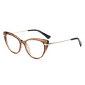 Photochromic Prescription Glasses Cat-Eye Blue-Light Glasses Overseas Premium Burst Fashionable Plano Glasses Frame Prescription Sunglasses