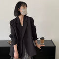 Women's Korean Casual Petite Blazer 2026 - Gray