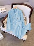 Women's Fall Fashion Elegant Plus Size Loose Jacket Set 2026 | Trendy Jacket - Black