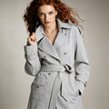 Women's Fall-Winter Korean Casual Waist-Tie Loose Mid-Length Long Jacket 2026 - Black