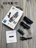 Clip-On Wireless Microphone - 1-to-2, Noise Cancelling Live