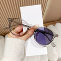 Small Round Presbyopia Glasses Retro Anti-Blue Women Fashionable Personality HD Stylish Youthful Men Elderly Reading Glasses