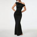 Women's Off Shoulder Black Evening Gown