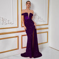 Women's Sequin Sexy Classic Evening Gown Banquet