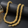 Vintage Personality Asymmetric Bracelet Necklace Design Detail Line Chain Jewelry Set