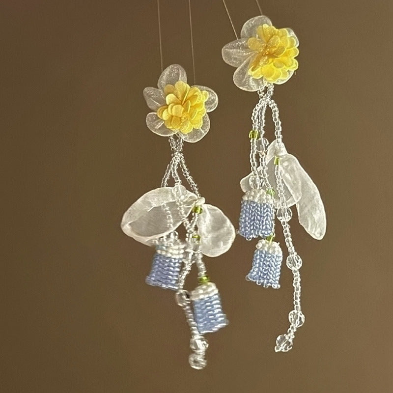 Colorful Flower Stud Earrings - view 11