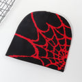 spider web y2k foreign trade knitted hat european and american hat trend winter hat jacquard special