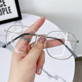 Square Frame Anti-Blue-Light Myopia Frame TikTok Bare Face Influencer Pick Fashionable Unisex Couples Bestseller Finish Item Prescription Sunglasses