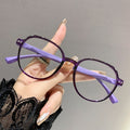 Elastic Paint Presbyopia Glasses Blue-Light Lens Bare Face Slender Ultra-Light Frame Overseas Fashionable Green Unisex Reading Glasses