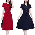 Plus Size Mom Dress, Fitted Tummy-Control 2025