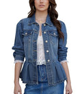 Women's Workwear Casual Puff Sleeve Jacket + Top 2026 | Trendy Jacket - Green