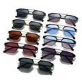 New Formal Men Sunglasses Outdoor Sunshade Browline Frame Trendy Fashionable Sunglasses Sun-Proof Driving Sunglasses
