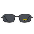 HD Polarized Versatile Travel Men Driving UV-Proof Special Use Glasses Square Glare-Proof Metal Sunglasses